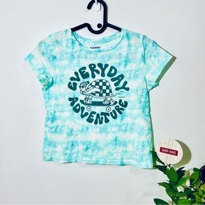 Old Navy Kids Everyday Adventure Tie-Dye T-Shirt - Aqua